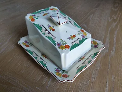 Buy Vintage Woods Ivory Ware England Butter Cheese Dish - RARE! • 49£