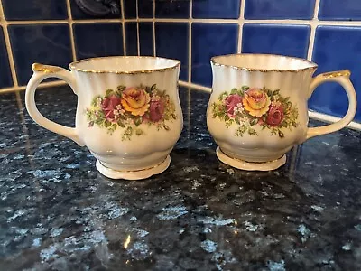 Buy Elizabethan Staffordshire English Garden Teacups X2 Fine Bone China • 10£