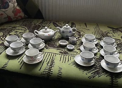 Buy Childrens Vintage China Play Tea Set Tea & Coffee Pots￼. Nice Condition • 13.50£