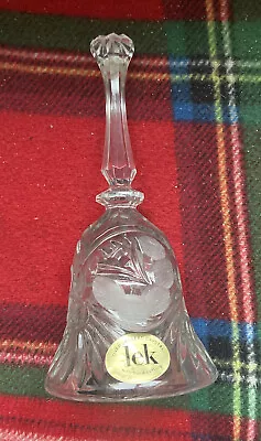 Buy Vintage Lek Hand Cut Over 24% Lead Crystal Glass Bell In A Very Good Condition • 4.99£