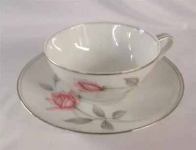 Buy Noritake Fine China Rosemarie Pattern #6044 Cup And Saucer • 9.54£