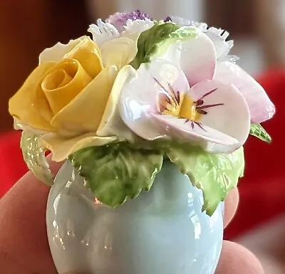 Buy Royal Adderley Floral Flowers In Vase. Bone China • 5£