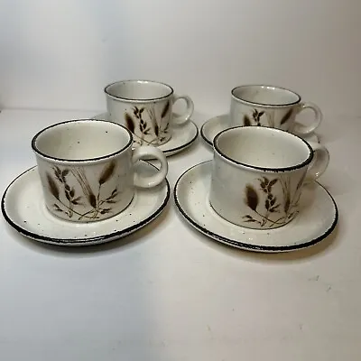 Buy Vintage Midwinter Wild Oats Stonehenge 2.5  Coffee Cup Mug And Saucer Brown • 76.01£