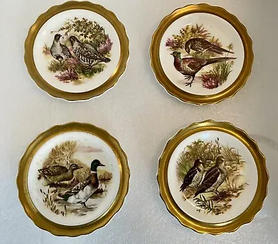 Buy Royal Grafton Langton Fine Bone China Mini Plates  Set Vintage Wild Birds • 7.99£