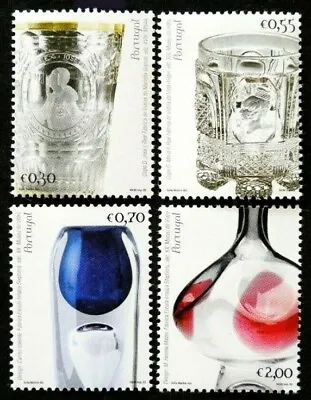 Buy Portugal 2003 Art, Glass Objects, Set Of 4, UNM / MNH • 3.25£