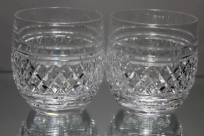 Buy Two (2) Waterford Crystal Castletown 3 1/2  OF Old Fashioned Whiskey Glass MINT • 66.38£