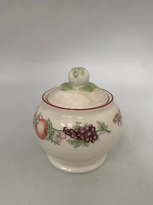 Buy Boots Orchard Lidded Sugar Pot Pottery #GL • 2.99£