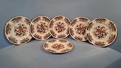 Buy Colclough Royale Pattern, Set Of Six Dessert/salad/cheese Plates, Firsts • 12£