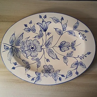 Buy Hand Painted In Portugal Laura Ashley China Blue Trail Plate • 15.78£