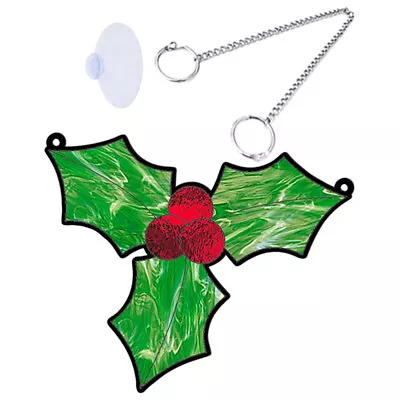 Buy  Acrylic Christmas Stained Glass Ornaments Xmas Party Layout • 9.65£