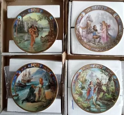 Buy Royal Worcester 'Legends Of Love' Decorative Plates X 4 • 20£
