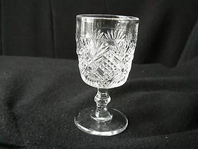 Buy Wine Glass Clear McKee’s # 989 Date 1880’s Non-Flint McKee & Brothers • 5.76£