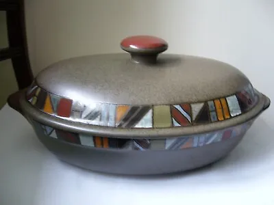 Buy Denby Marrakesh Oval Lidded Casserole/vegetable Dish Rare Good Used Condition Ps • 80£