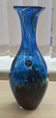 Buy Vintage Phoenician Studio Glass Vase Malta • 30£