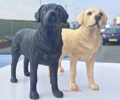 Buy Miniature Standing Labrador Statue - Golden Labrador Dog Black Labrador Ornament • 11.99£