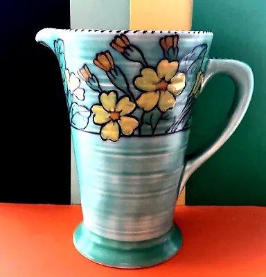 Buy Art Deco, Vintage Charlotte Rhead Crown Ducal Flower Jug Or Vase  Primula  • 84.95£
