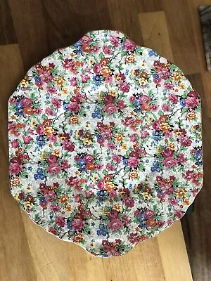 Buy Vintage Lord Nelson Ware MARINA Chintz Cake Plate 27cm Wide. • 31£