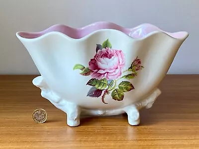 Buy Antique Art Deco Large Sylvac Pink Rose Bowl/ Vase • 19.99£