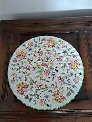 Buy Minton Haddon Hall Green Edge Vintage Dinner Plate, Excellent Condition. • 10£