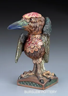 Buy Burslem Pottery Grotesque Bird The Clerk Stoneware Inspired By Martin Brothers • 169£