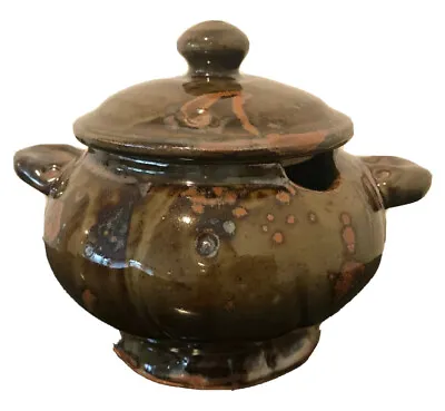 Buy John Glick Pottery Midcentury Covered Jar Tureen 5.5” • 284.62£
