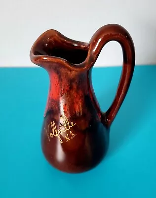 Buy McMaster Canadian Pottery Brown Orange Drip 1970's Ewer Pitcher Wolfville N.S.  • 14.21£
