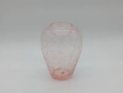 Buy Toyo Pink Cracked Glass Vase • 14.22£