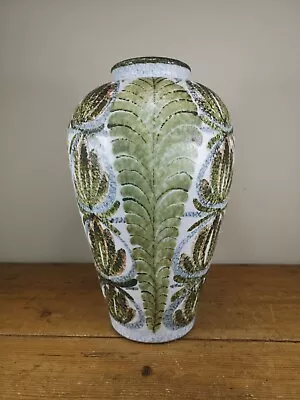 Buy Very Large Vase By Denby ~ Hand Painted, Signed Glyn Colledge ~ 13  Tall • 48£