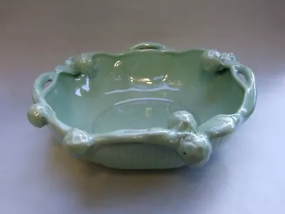 Buy  Antique Shorter And Sons Stoke-on -trent Pottery Ceramic  Green Bowl England • 144.98£