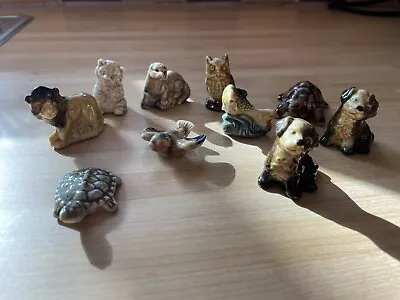 Buy Wade Whimsies  - A Variety Of Animals  - 10 All In Job Lot • 15£