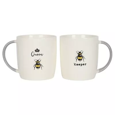 Buy Queen Bee And Bee Keeper Mug  Gift Set Dishwasher And Microwave Safe • 16.40£