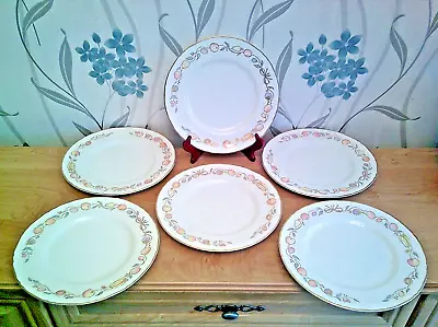 Buy Set Of 6 Royal Worcester Dinner Plates - Diameter 11  /  28cm - Fruit Pattern • 59£
