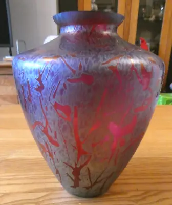 Buy Beautiful Vintage Royal Brierley Studio Glass Pink Mix Vase Perfect • 24.99£