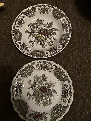 Buy Windsor Dinner Plate (Small) And Bowl By Ridgway Of Staffordshire - 20cm - Brown • 15£
