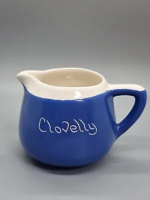 Buy 💙Vintage Retro Fosters Studio Pottery Clovelly Blue And White Milk Cream Jug 💙 • 6.20£