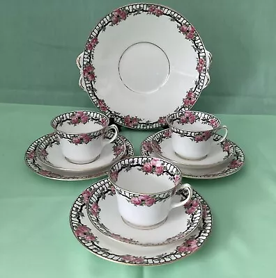 Buy 3 Tuscan China Trios And A Cake Plate • 22£