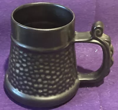 Buy Prinknash Pottery Beer Mug Charcoal Tone Ceramic 5 X 4½ In • 18.99£