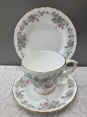 Buy Vintage Duchess Victoria 669 Tea Trio, Cup & Saucer Plate Set Bone China • 6.99£