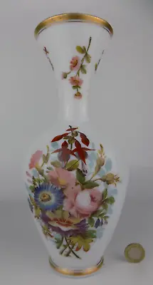 Buy French 19th Century Louis-Philippe Style Painted Art Glass Vase • 60£