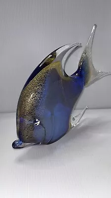 Buy Vintage Murano Italy Formia Fish Gold Polveri Art Glass Large Sculpture • 236.23£