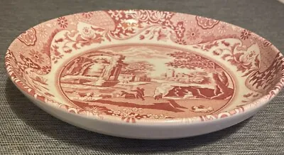Buy Spode Cranberry Italian Red Careal Bowl 🍚 22cm Porcelain NEW 👍👍👍 • 12.50£