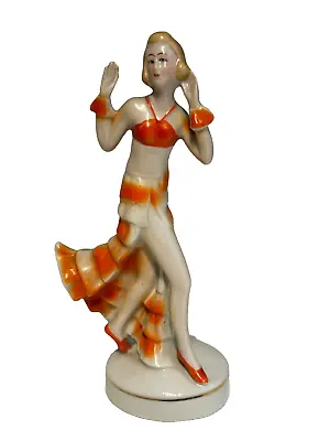 Buy Vintage Art Deco Porcelain Figurine Height 15.5cm • 30£