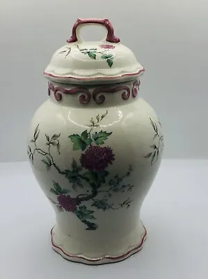 Buy Royal Winton Pottery Small Urn Jar With Lid Pink Flowers Vintage • 19.95£