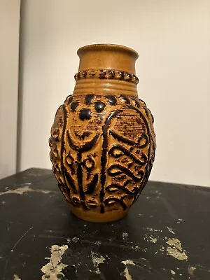 Buy Bay Keramik West German Ceramic Vase - Form  98 20 - Mid Century Decor Folk Art • 34£