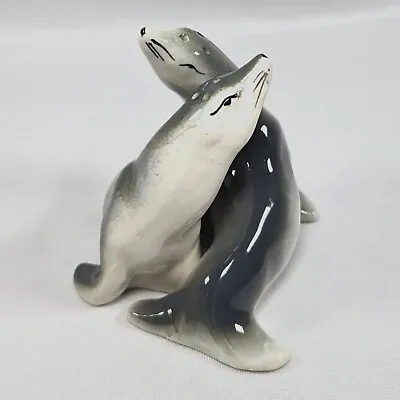 Buy EXTREMELY RARE!!! California Creations By Bradley Sea Lion Salt & Pepper Shakers • 42.49£