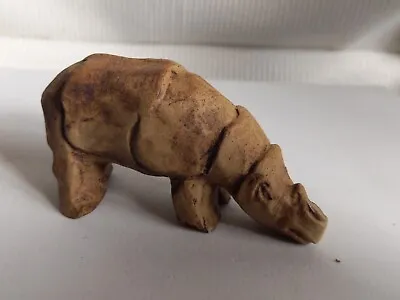 Buy Detailed Tremar Cornish Pottery UK Safari Rhino Figure • 4.99£