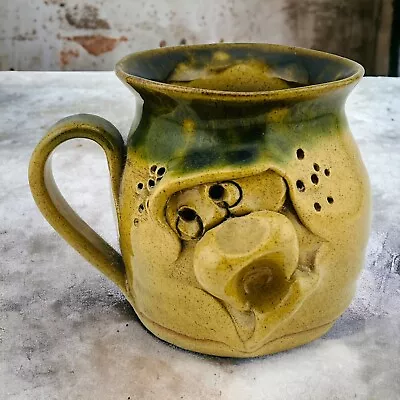 Buy Vintage Pretty Ugly Pottery Welsh Made Stoneware Mug Cup Face Design Novelty VGC • 9.99£