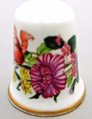 Buy Royal Worcester ~  German Flower  ~ Thimble • 4.99£