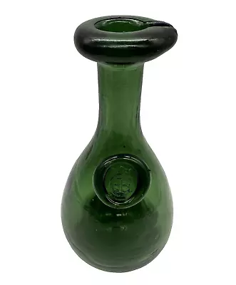 Buy VTG Danish Holmegaard Cherry Elsinore Wine Bottle Green Glass Carafe CE Crown 9  • 33.16£
