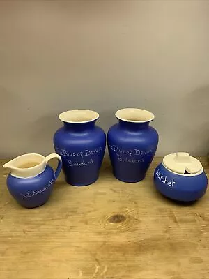 Buy Collection Of Blue Devonmoor Pottery • 30£